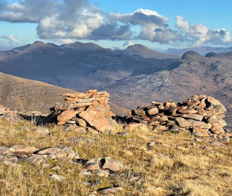 View over Coulin from Sgurr a' Chaorachain