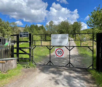 Gate into Talladh-a-Bheithe Estate